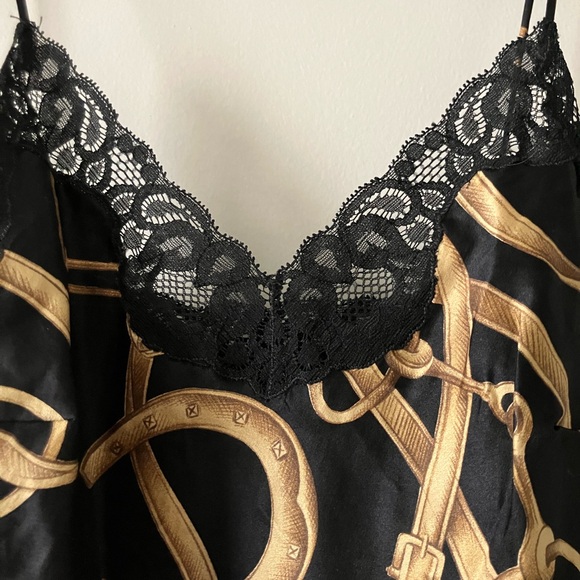 Dolce and Gabbana Silk Print Tank Top - Picture 3 of 5